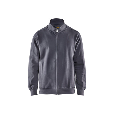Blaklader 33491048 Sweatshirt Full Zip Grey Main #colour_grey