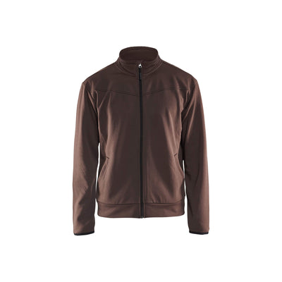 Blaklader 33622526 Sweatshirt Full Zip Brown/Black Main #colour_brown-black