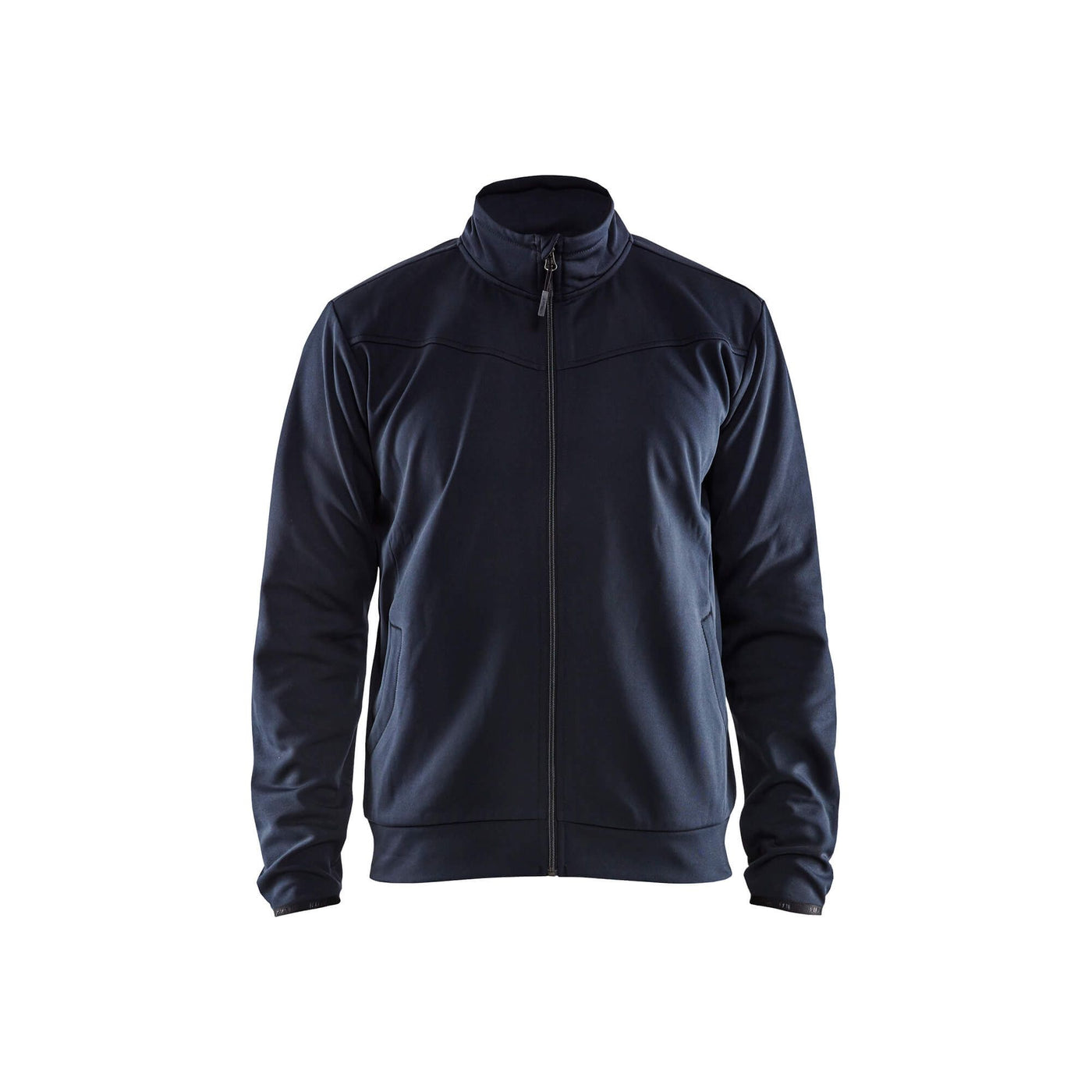 Blaklader 33622526 Sweatshirt Full Zip Dark Navy Blue/Black Main #colour_navy-blue-black