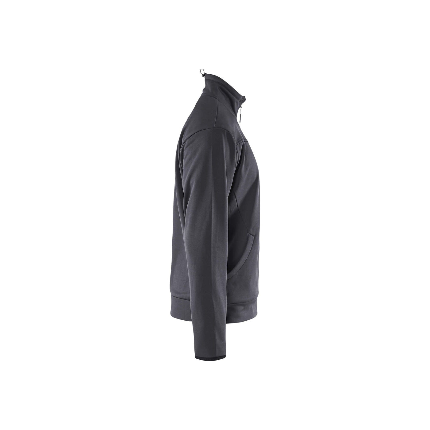 Blaklader 33622526 Sweatshirt Full Zip Mid Grey/Black Right #colour_mid-grey-black