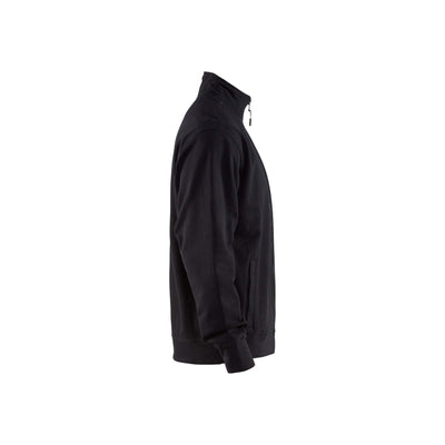 Blaklader 33711158 Sweatshirt Full Zip Black Right #colour_black