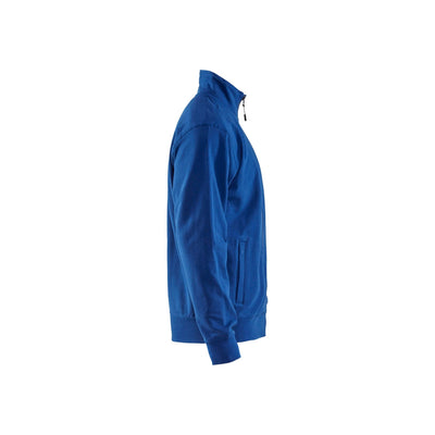 Blaklader 33711158 Sweatshirt Full Zip Cornflower Blue Right #colour_cornflower-blue