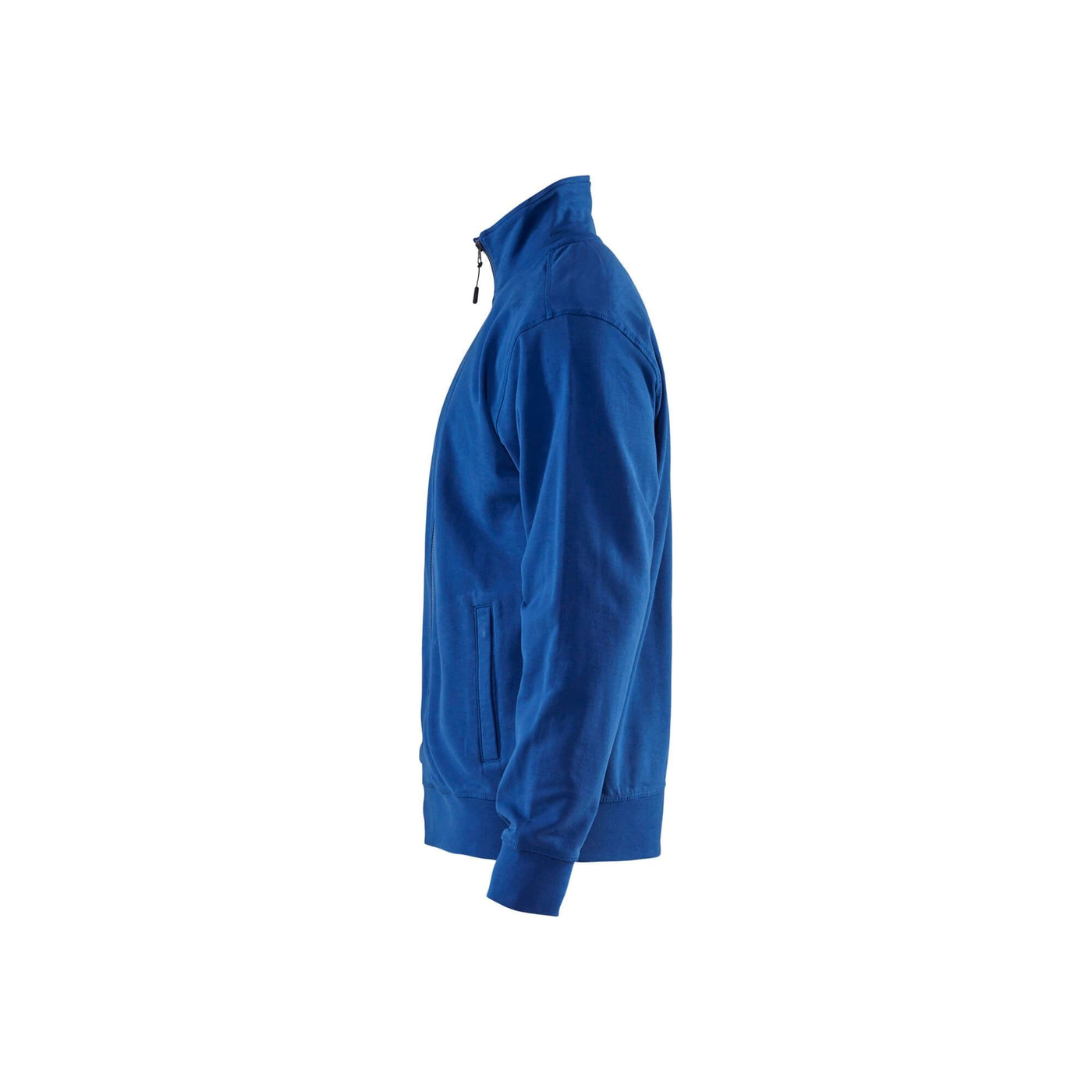Blaklader 33711158 Sweatshirt Full Zip Cornflower Blue Left #colour_cornflower-blue