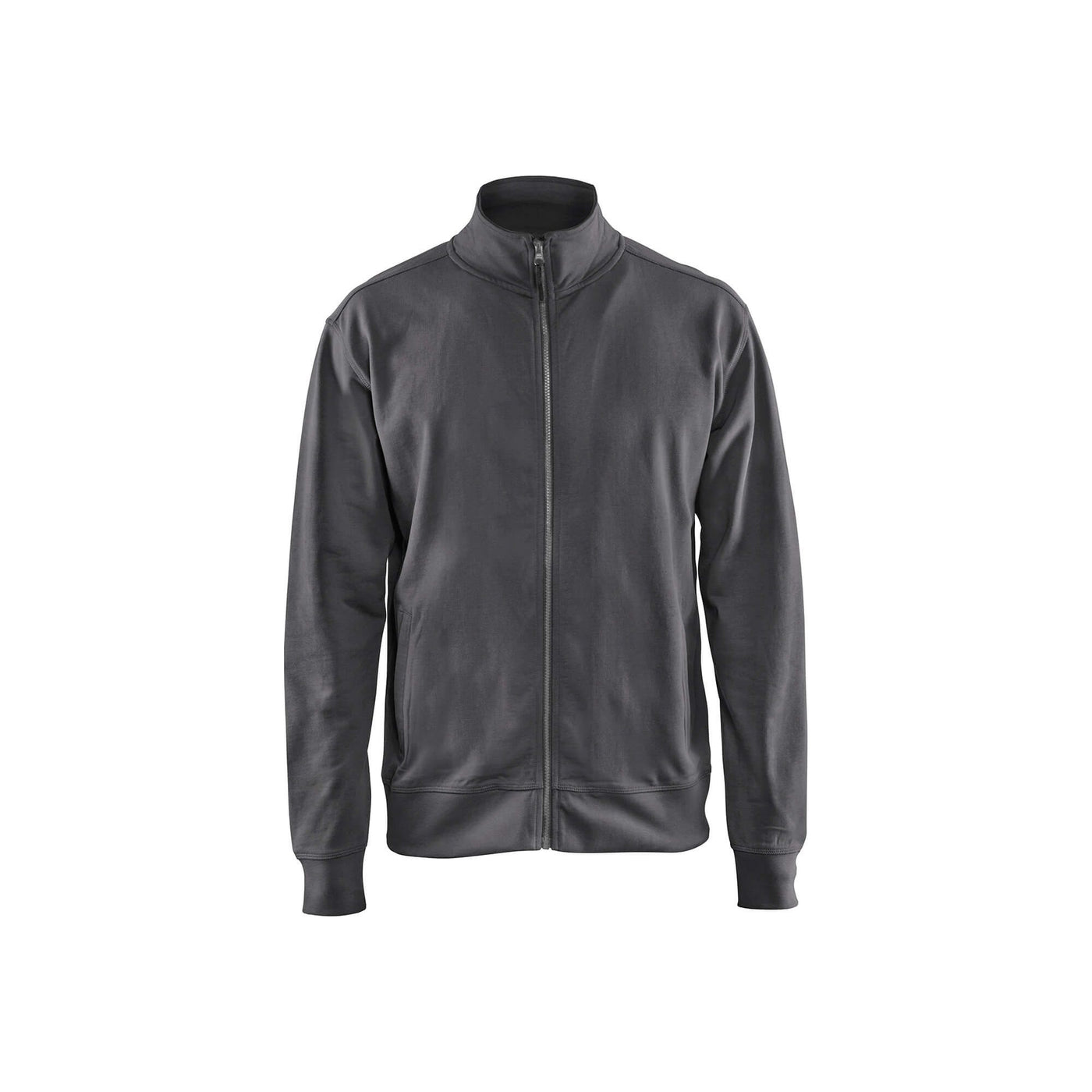 Blaklader 33711158 Sweatshirt Full Zip Dark Grey Main #colour_dark-grey