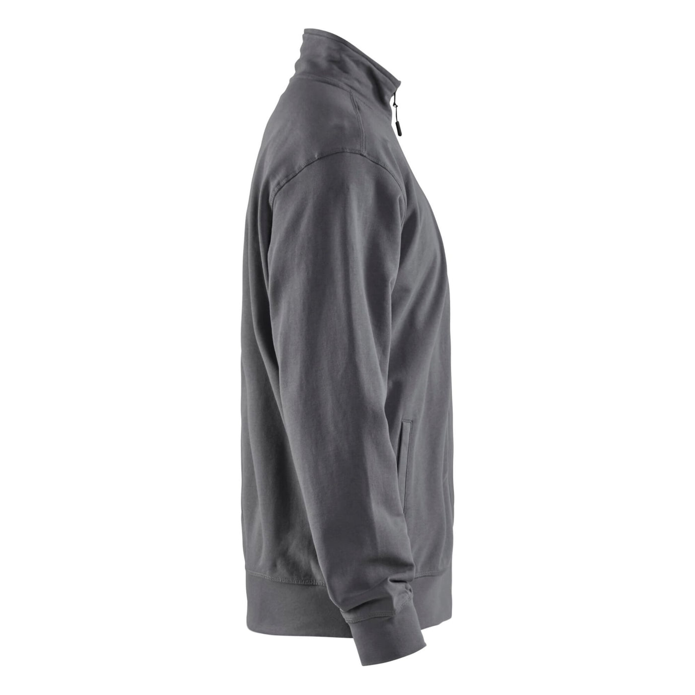 Blaklader 33711158 Sweatshirt Full Zip Dark Grey Right #colour_dark-grey