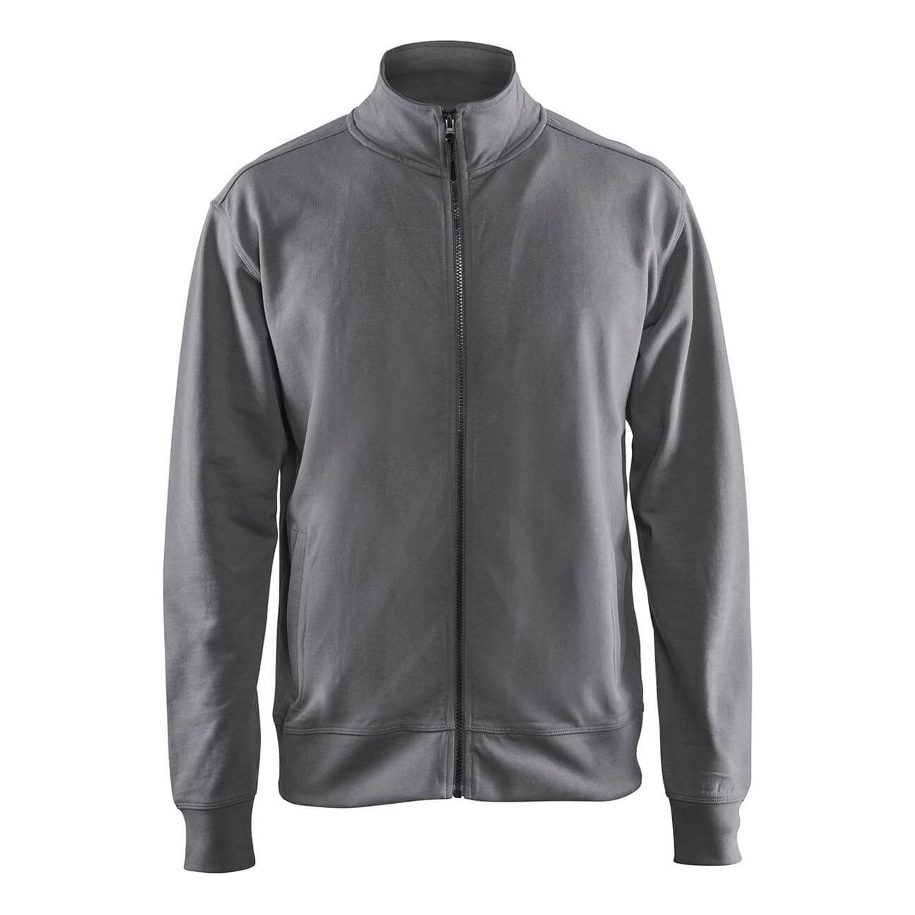 Blaklader 33711158 Sweatshirt Full Zip Grey Main #colour_grey