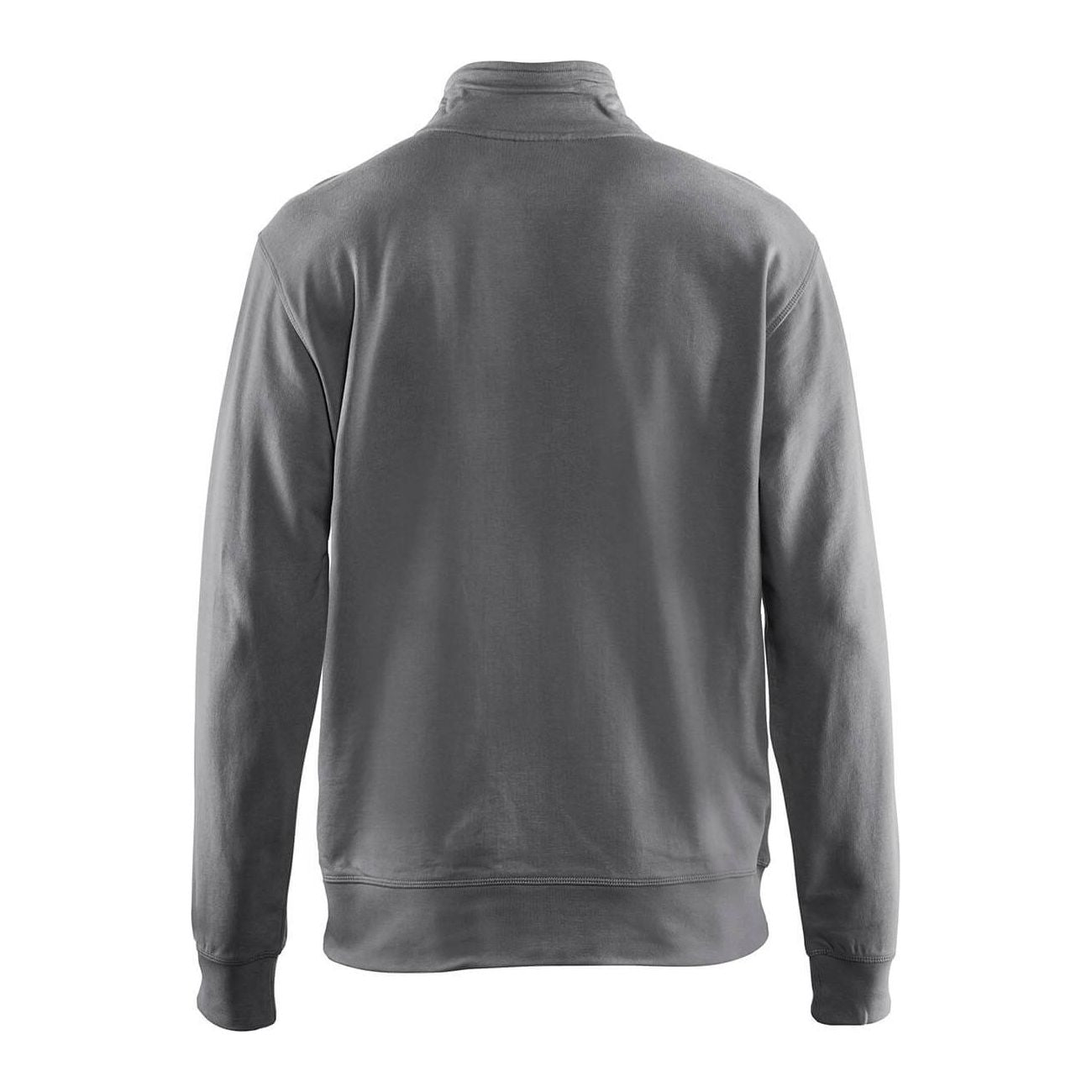 Blaklader 33711158 Sweatshirt Full Zip Grey Rear #colour_grey