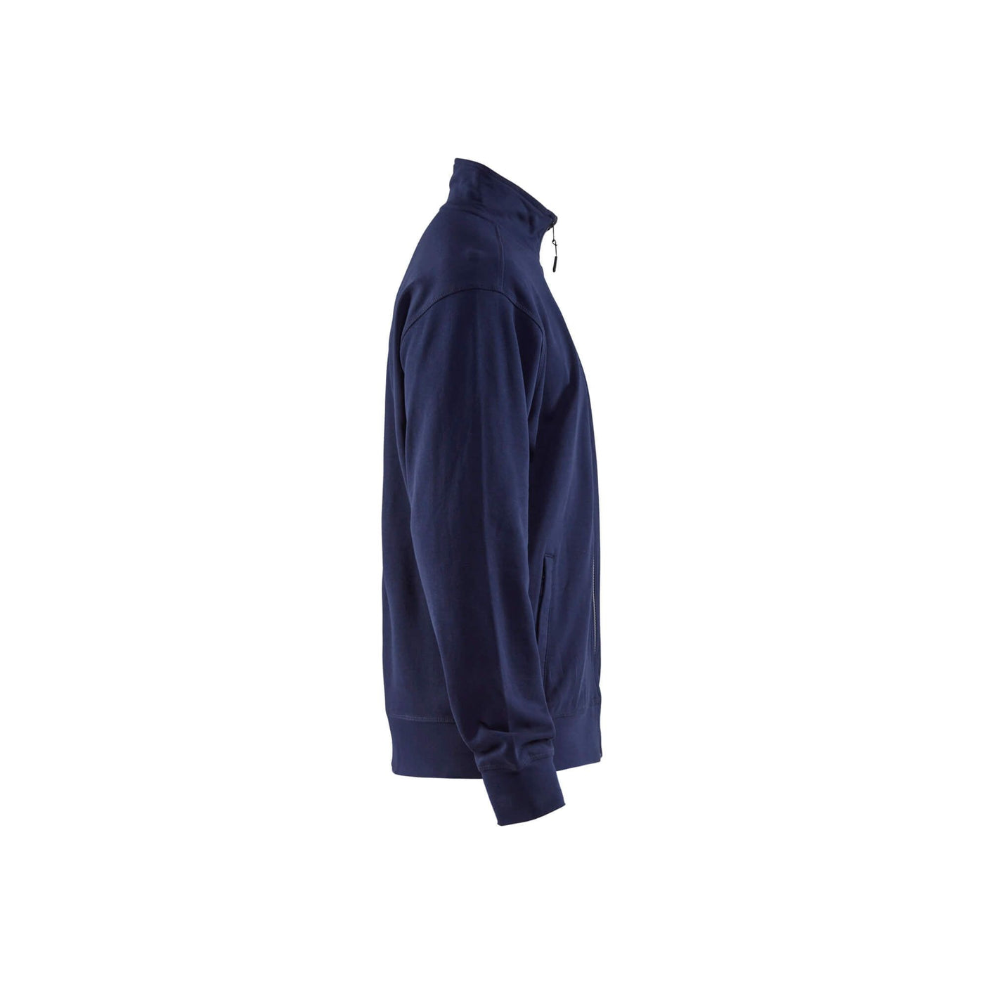 Blaklader 33711158 Sweatshirt Full Zip Navy Blue Right #colour_navy-blue