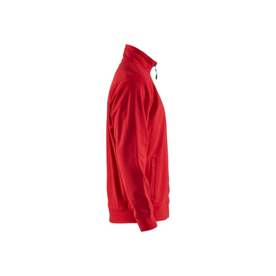 Blaklader 33711158 Sweatshirt Full Zip Red Right #colour_red