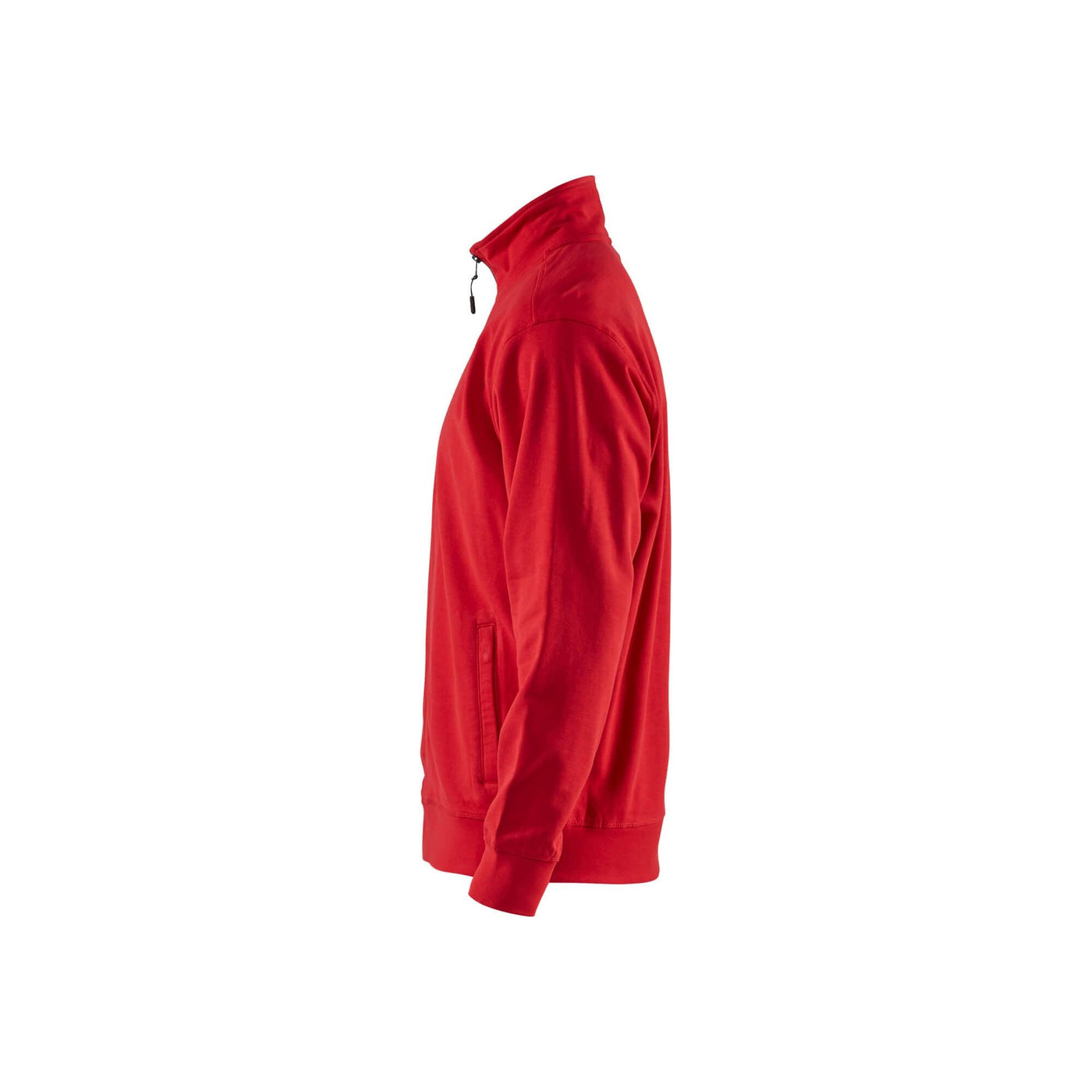 Blaklader 33711158 Sweatshirt Full Zip Red Left #colour_red