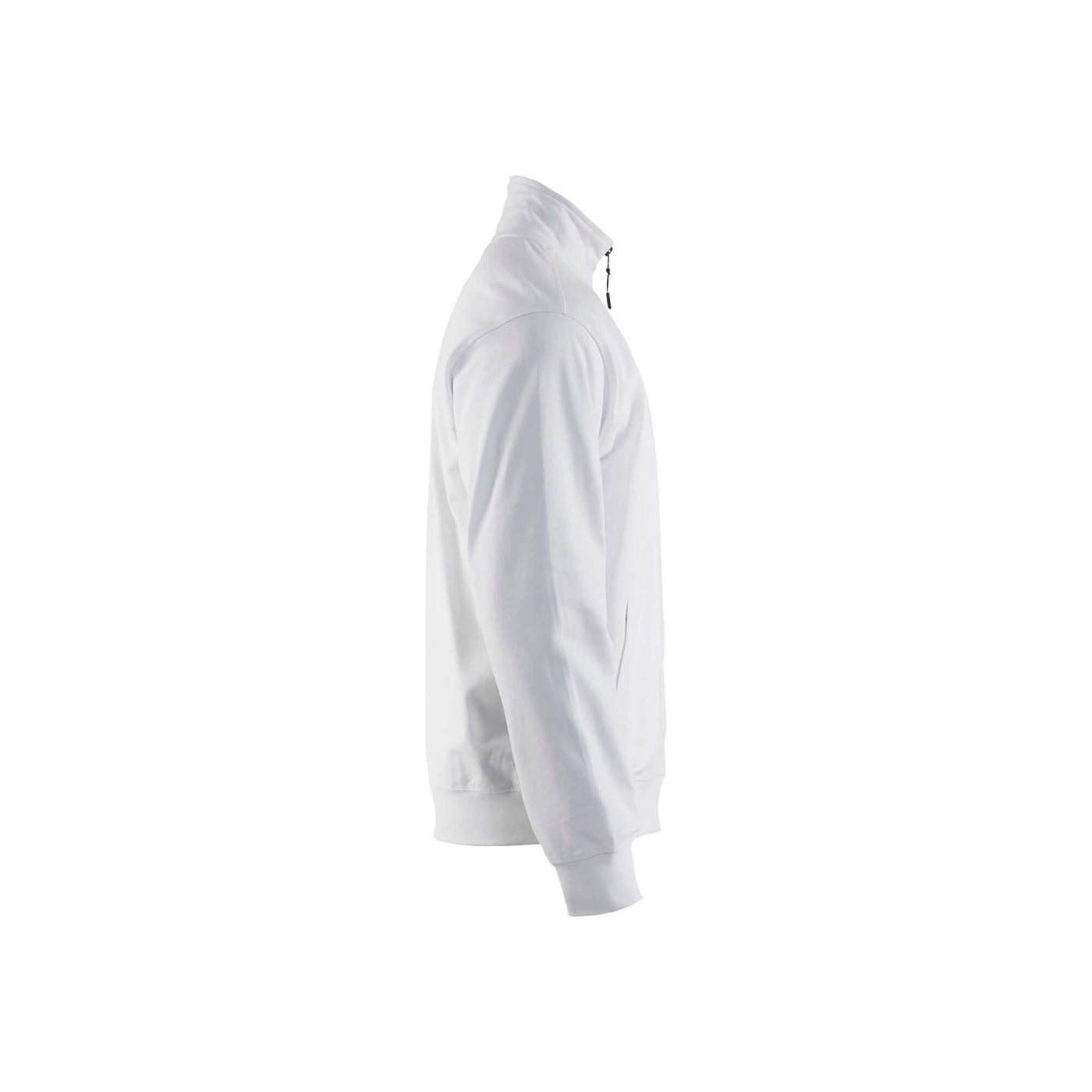 Blaklader 33711158 Sweatshirt Full Zip White Right #colour_white