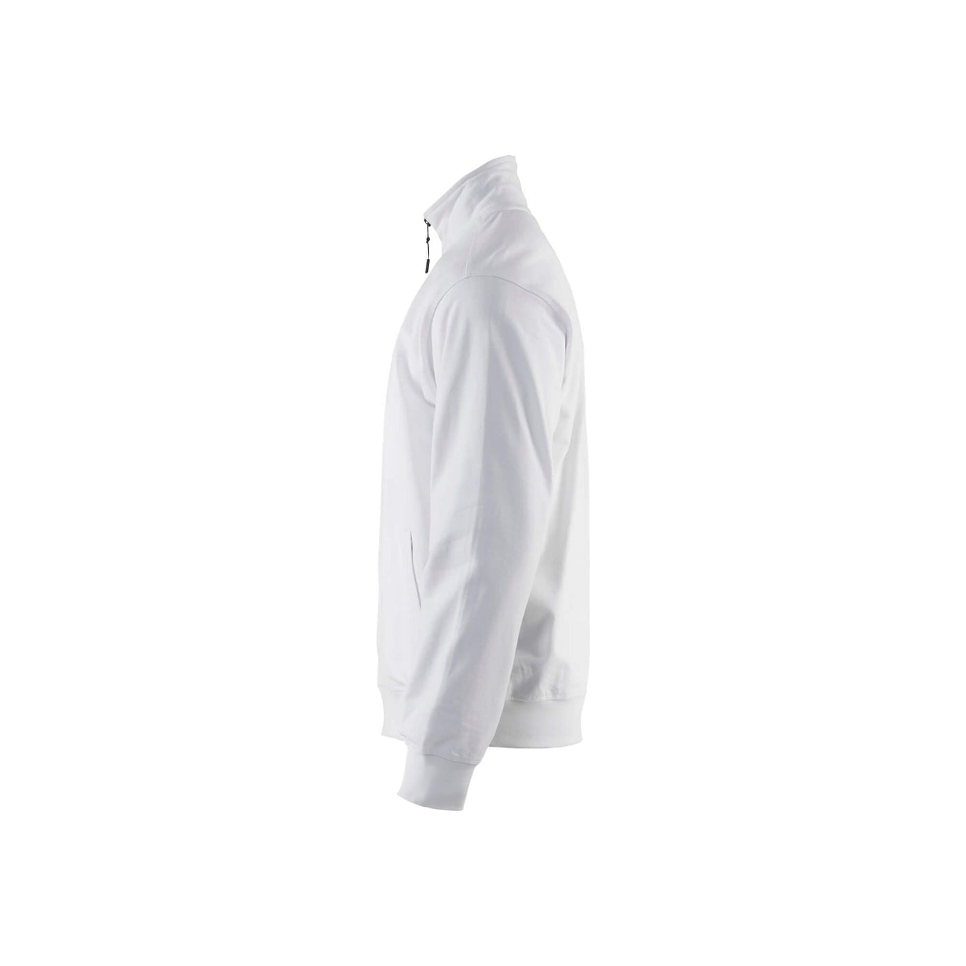 Blaklader 33711158 Sweatshirt Full Zip White Left #colour_white