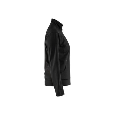 Blaklader 33942526 Sweatshirt Full Zip Black/Dark Grey Right #colour_black-dark-grey