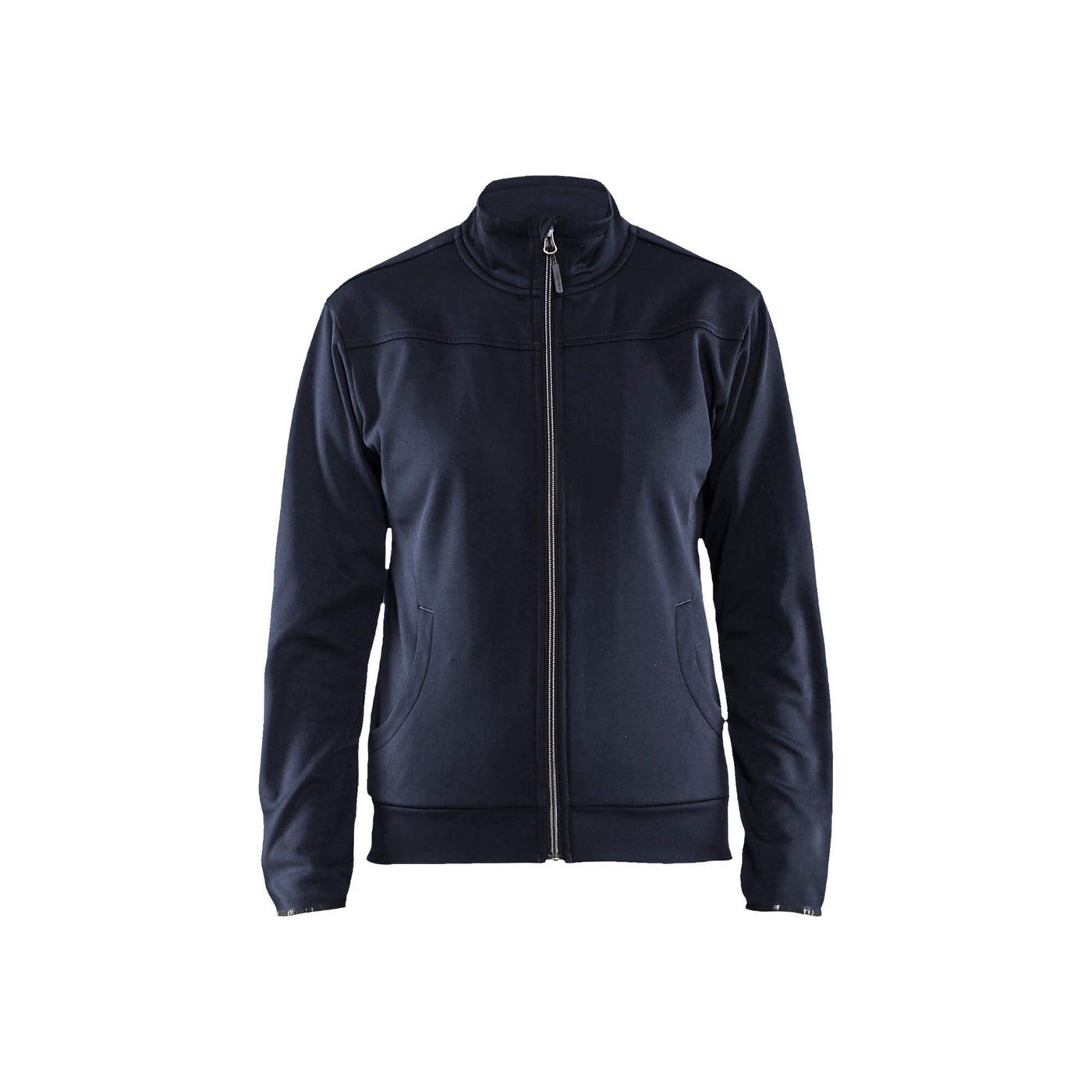 Blaklader 33942526 Sweatshirt Full Zip Dark Navy Blue/Black Main #colour_dark-navy-black