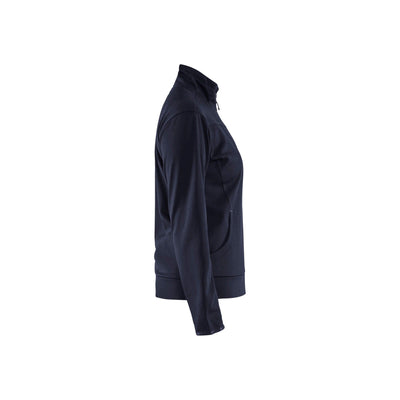 Blaklader 33942526 Sweatshirt Full Zip Dark Navy Blue/Black Right #colour_dark-navy-black
