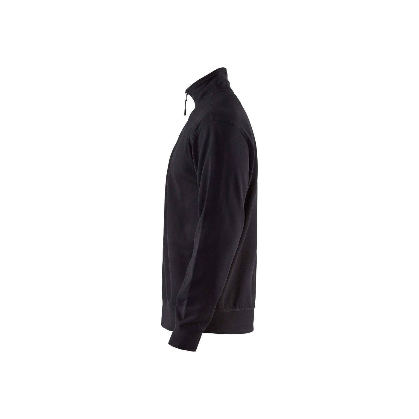 Blaklader 33691158 Sweatshirt Half Zip Black Left #colour_black