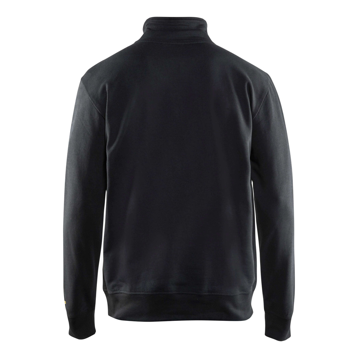 Blaklader 33691158 Sweatshirt Half Zip Black Rear #colour_black