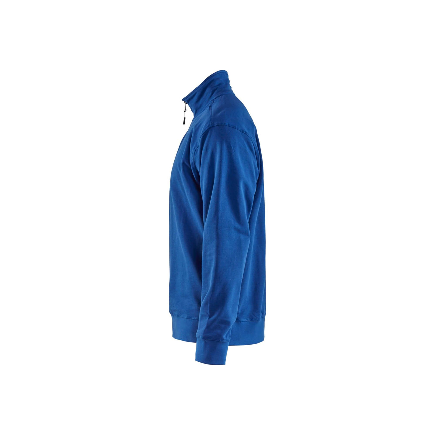 Blaklader 33691158 Sweatshirt Half Zip Cornflower Blue Left #colour_cornflower-blue