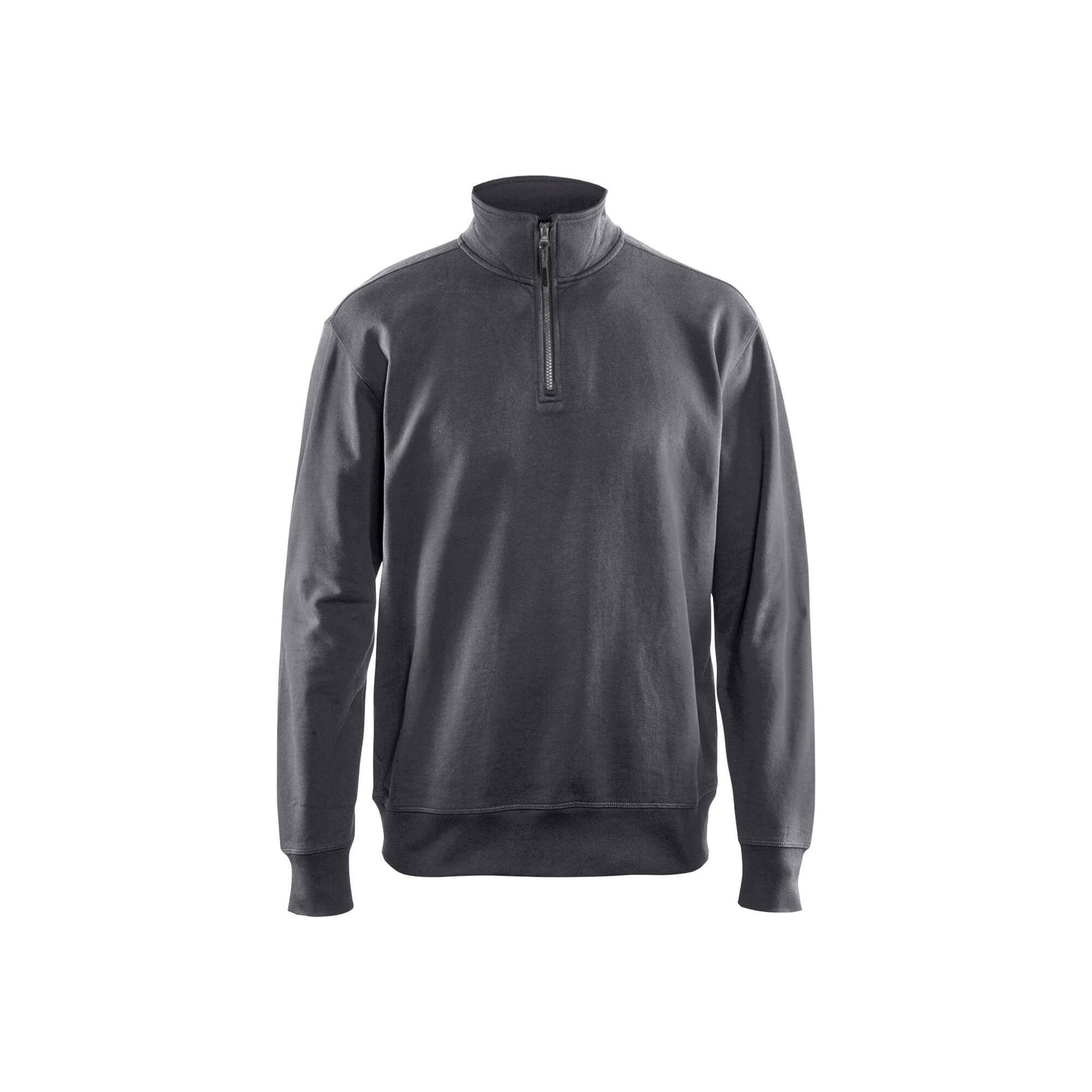 Blaklader 33691158 Sweatshirt Half Zip Dark Grey Main #colour_dark-grey