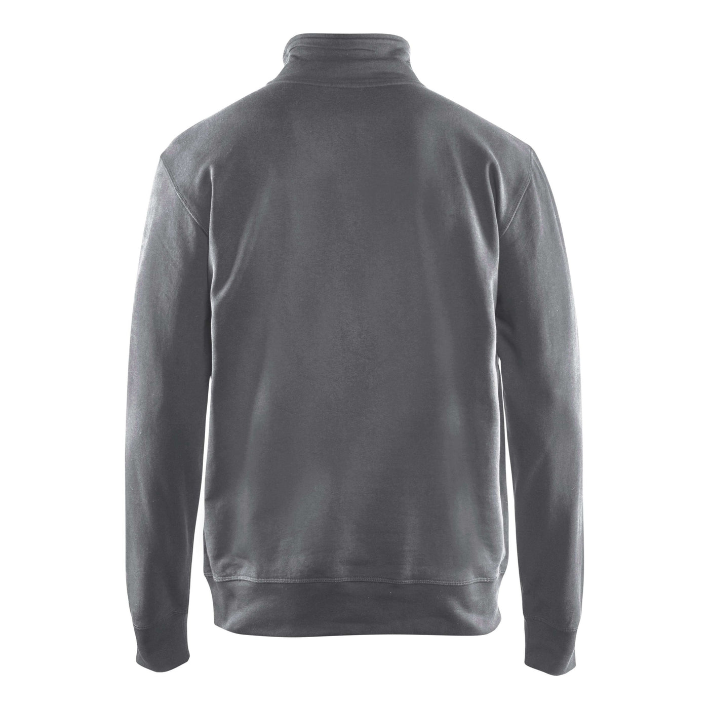 Blaklader 33691158 Sweatshirt Half Zip Grey Rear #colour_grey