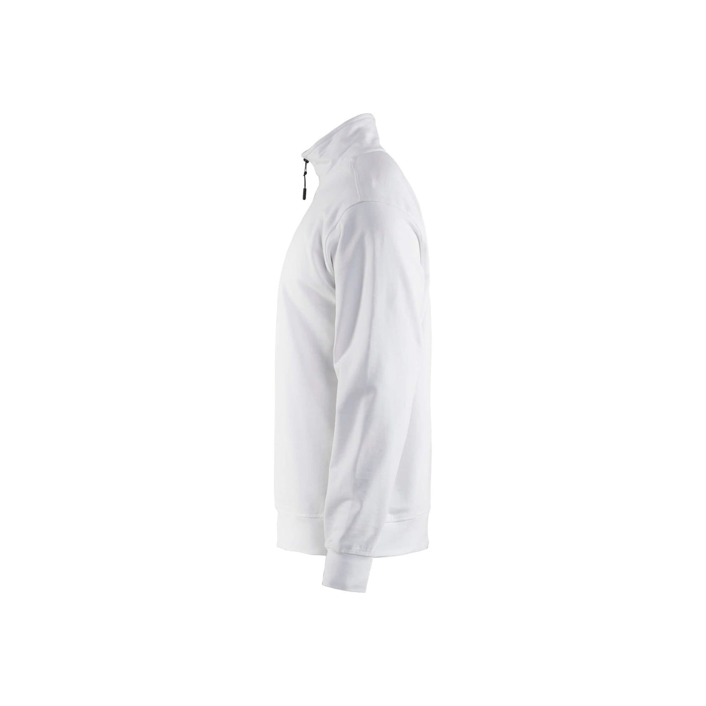 Blaklader 33691158 Sweatshirt Half Zip White Left #colour_white