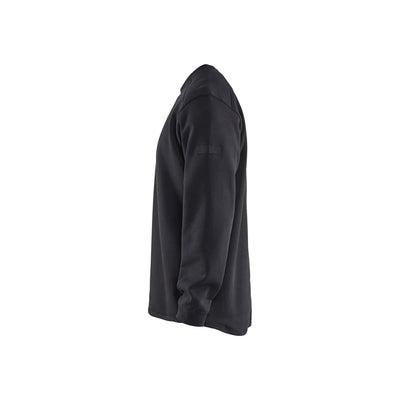 Blaklader 33351157 Sweatshirt With Pen Pocket Black Left #colour_black