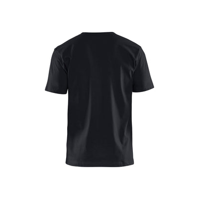Blaklader 33021030 T-Shirt 10 Pack Black Rear #colour_black