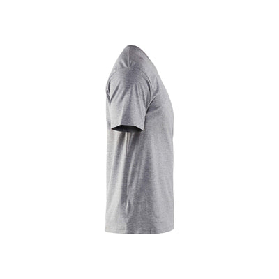 Blaklader 33021033 T-Shirt 10 Pack Grey Melange Right #colour_grey-melange