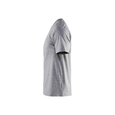Blaklader 33021033 T-Shirt 10 Pack Grey Melange Left #colour_grey-melange
