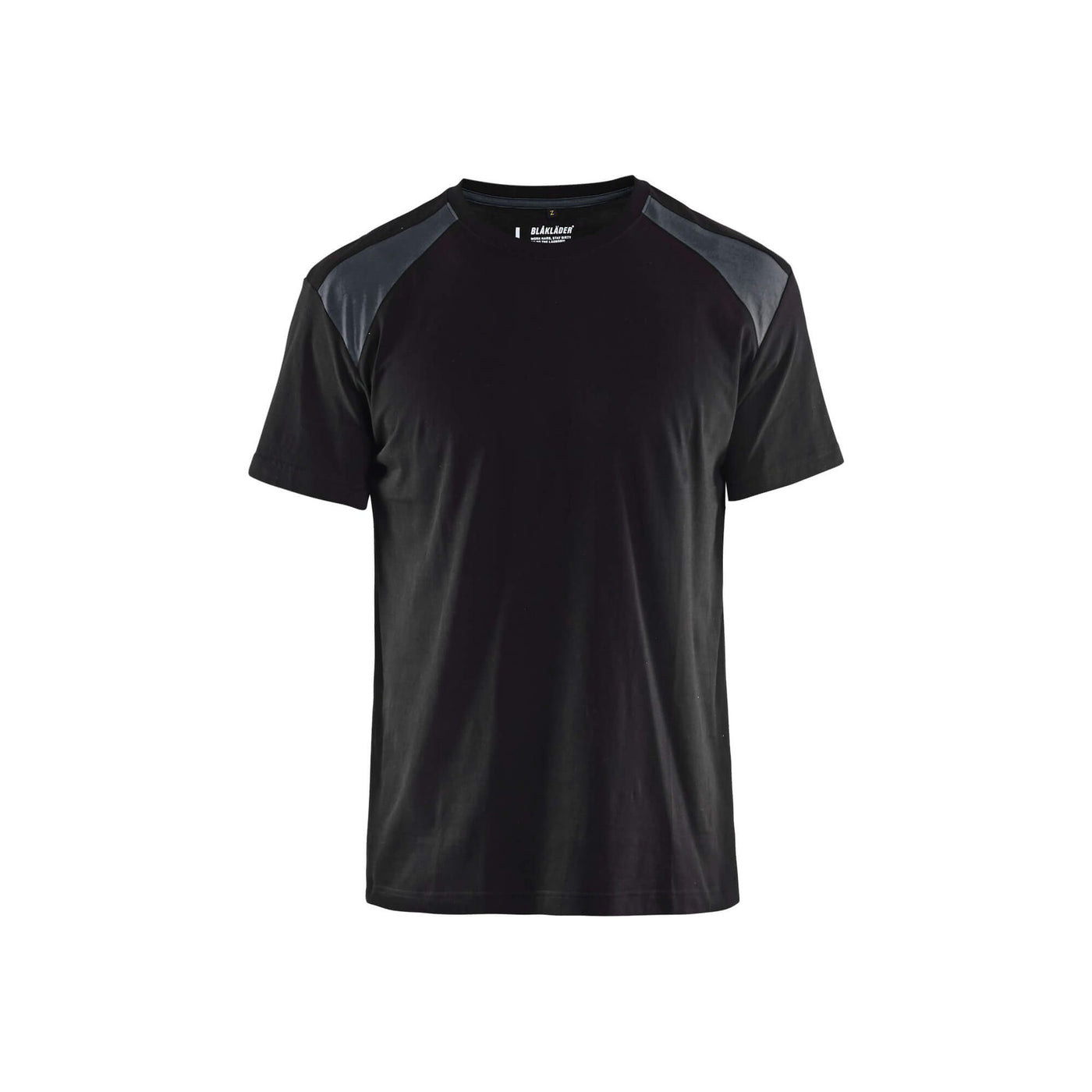 Blaklader 33791042 T-Shirt 2-Tone Cotton Black/Dark Grey Main #colour_black-dark-grey