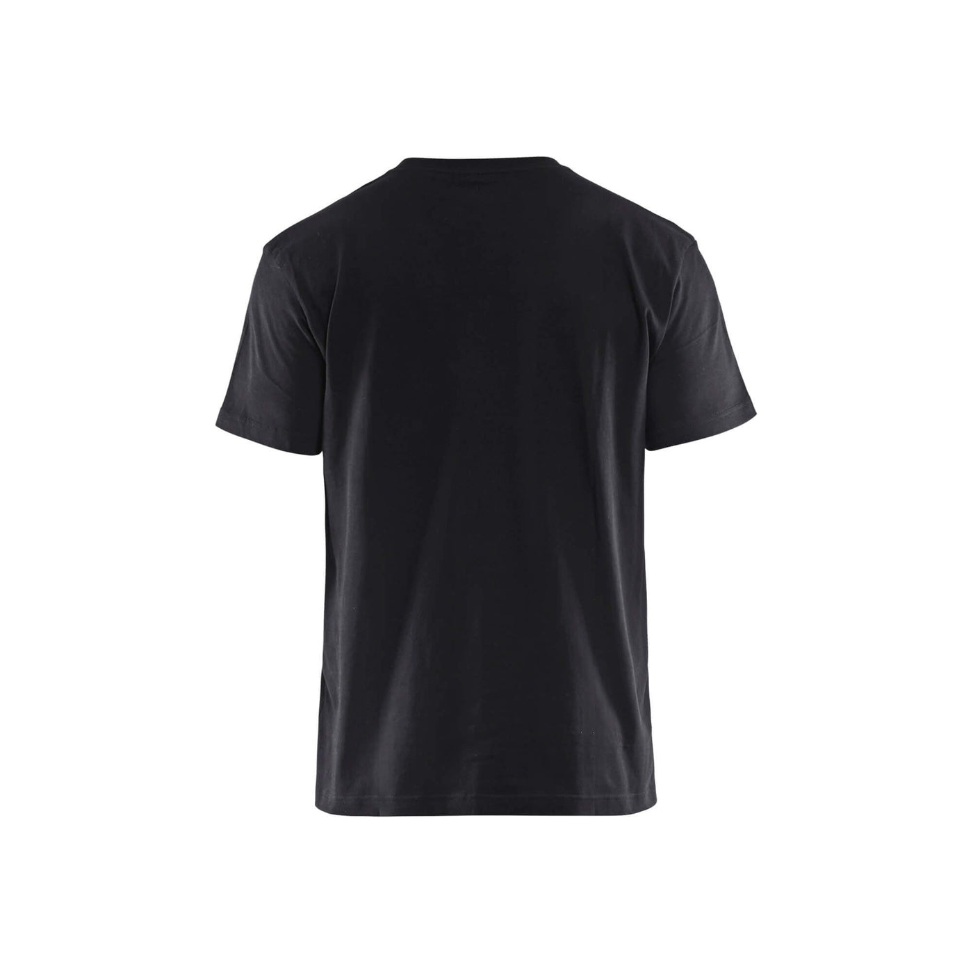 Blaklader 33791042 T-Shirt 2-Tone Cotton Black/Dark Grey Rear #colour_black-dark-grey