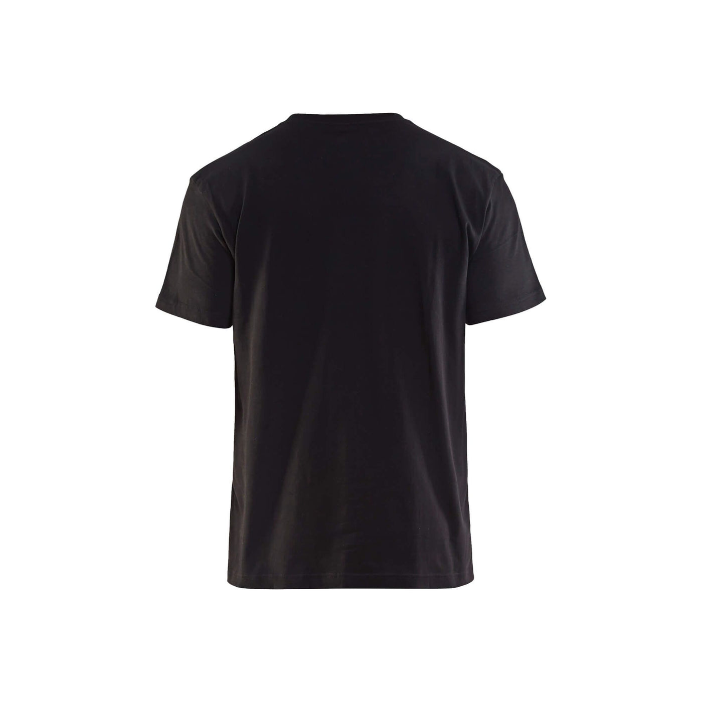 Blaklader 33791042 T-Shirt 2-Tone Cotton Black/Mid Grey Rear #colour_black-mid-grey