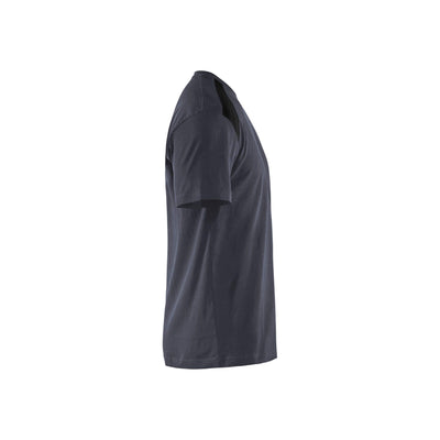 Blaklader 33791042 T-Shirt 2-Tone Cotton Dark Grey/Black Right #colour_dark-grey-black