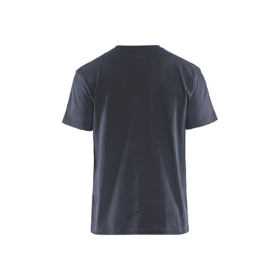 Blaklader 33791042 T-Shirt 2-Tone Cotton Dark Grey/Black Rear #colour_dark-grey-black