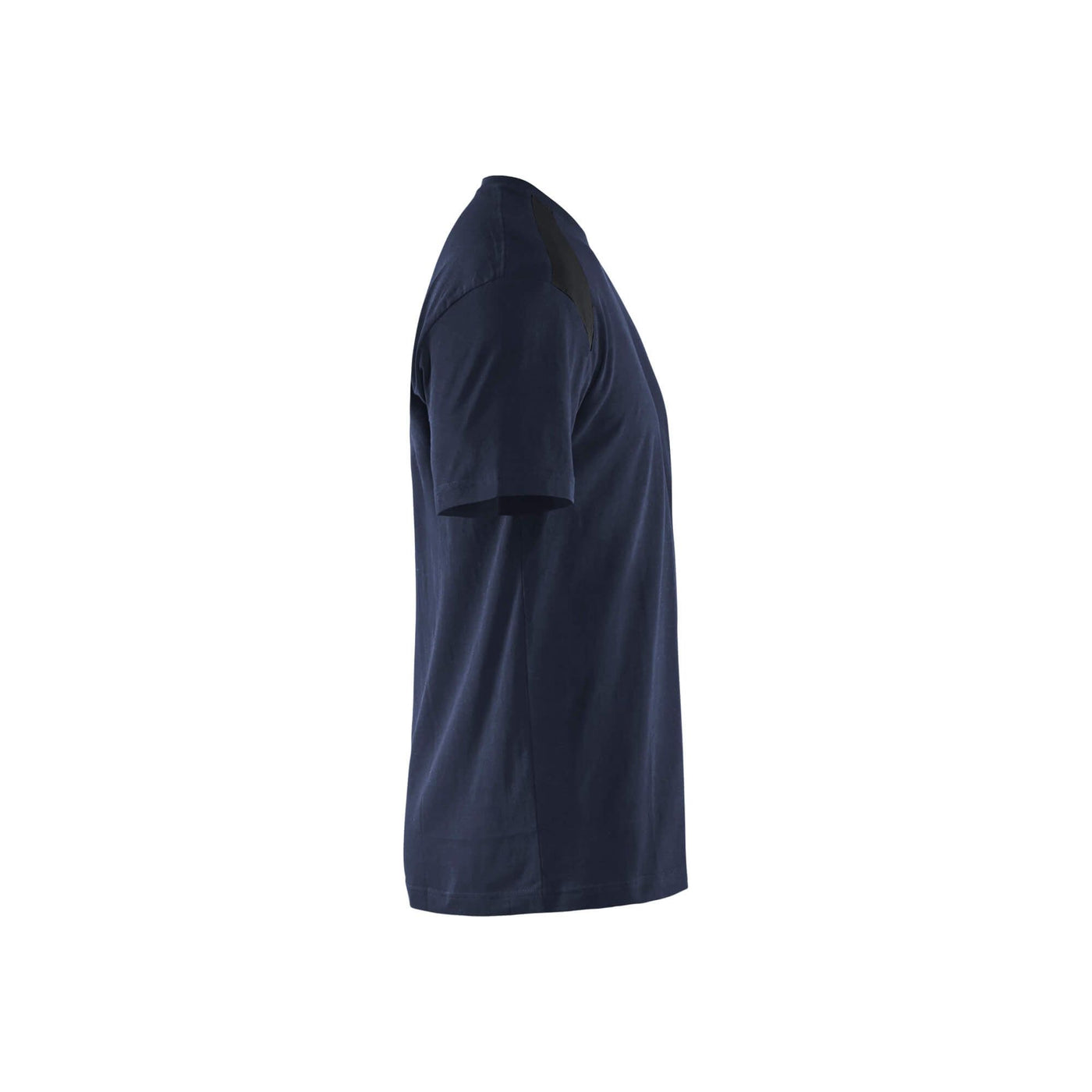 Blaklader 33791042 T-Shirt 2-Tone Cotton Dark Navy Blue/Black Right #colour_dark-navy-blue-black