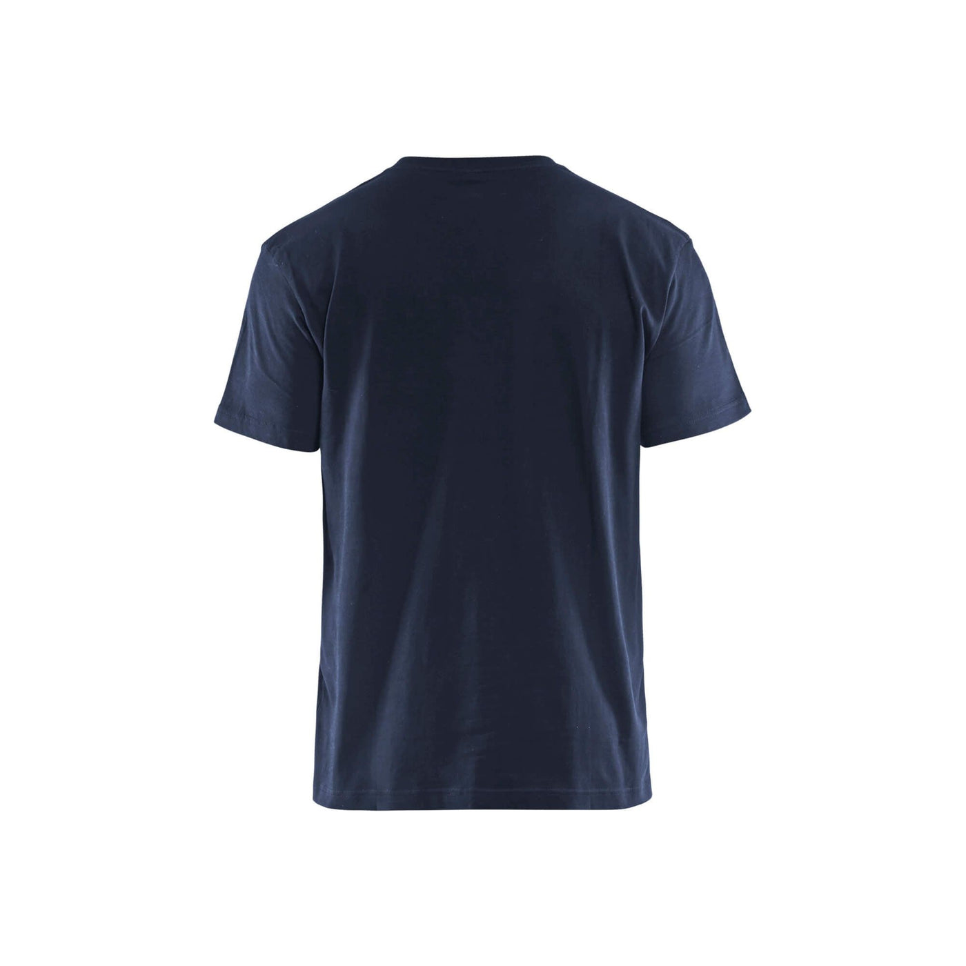 Blaklader 33791042 T-Shirt 2-Tone Cotton Dark Navy Blue/Black Rear #colour_dark-navy-blue-black