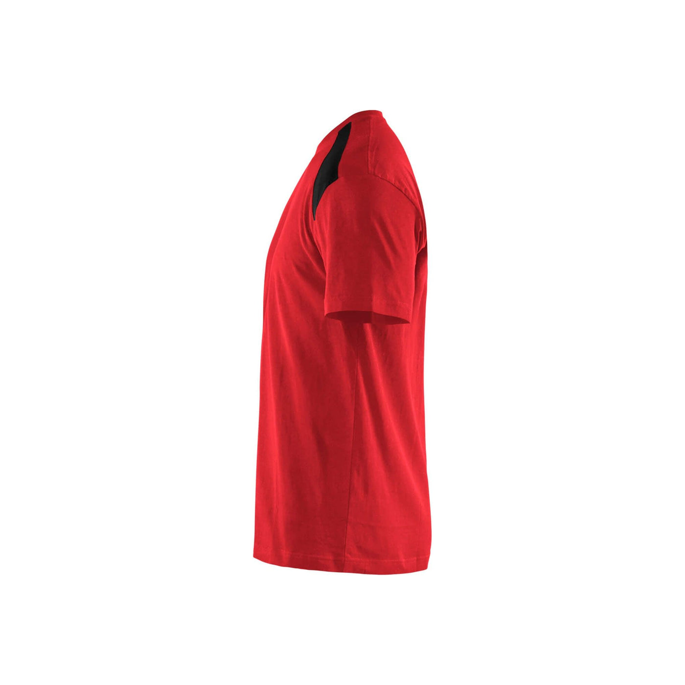 Blaklader 33791042 T-Shirt 2-Tone Cotton Red/Black Left #colour_red-black