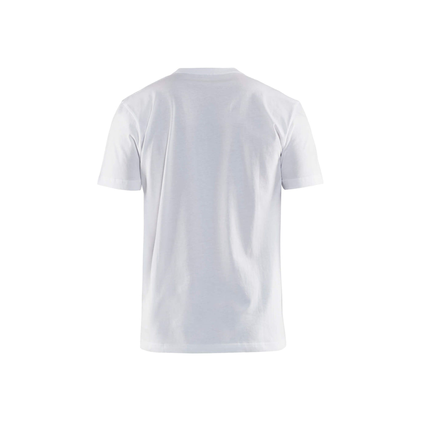 Blaklader 33791042 T-Shirt 2-Tone Cotton White/Grey Rear #colour_white-grey