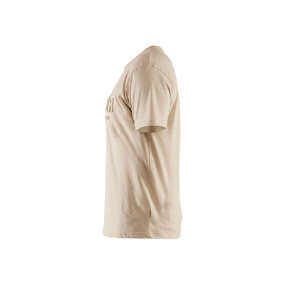Blaklader 35311042 T-Shirt 3D Warm Beige Left #colour_warm-beige