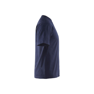 Blaklader 33251042 T-Shirt 5-Pack Navy Blue Right #colour_navy-blue