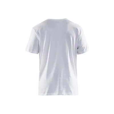 Blaklader 33251042 T-Shirt 5-Pack White Rear #colour_white