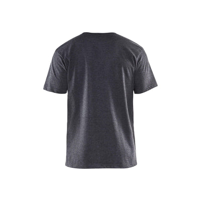 Blaklader 33251053 T-Shirt 5-Pack Black Melange Rear #colour_black-melange