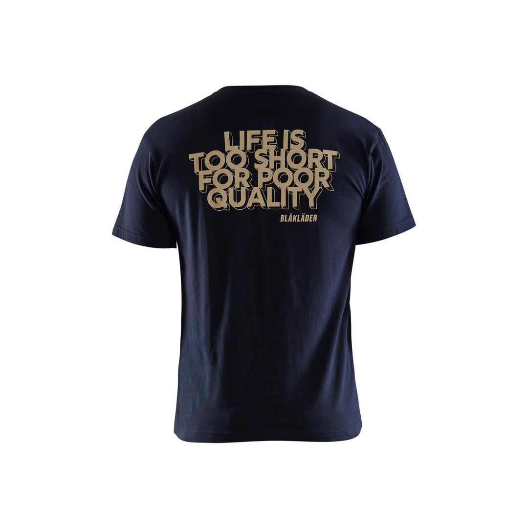 Blaklader 94111042 T-Shirt Limited Edition Dark Navy Blue Rear #colour_dark-navy-blue