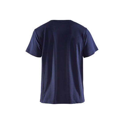 Blaklader 33231051 T-Shirt UV Protection Navy Blue Rear #colour_navy-blue