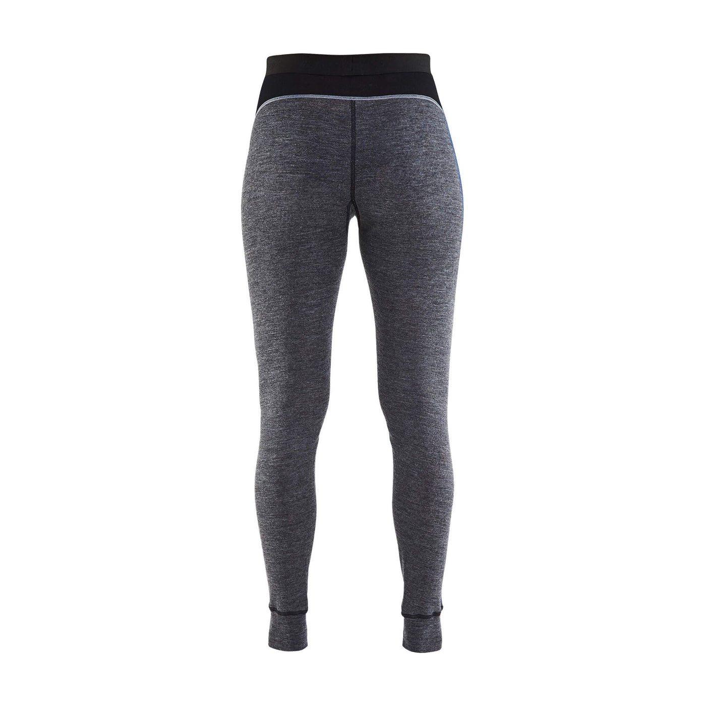 Blaklader 72011732 Thermal Baselayer Pants Mid Grey/Black Rear #colour_mid-grey-black