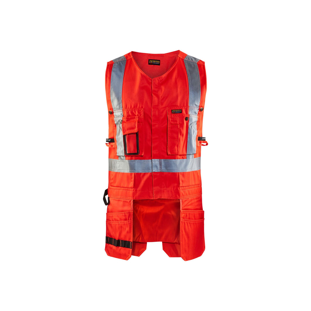 Blaklader 30271804 Tool Vest Hi-Vis Hi-Vis Red Main #colour_hi-vis-red