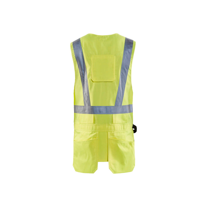 Blaklader 30271804 Tool Vest Hi-Vis Hi-Vis Yellow Rear #colour_yellow