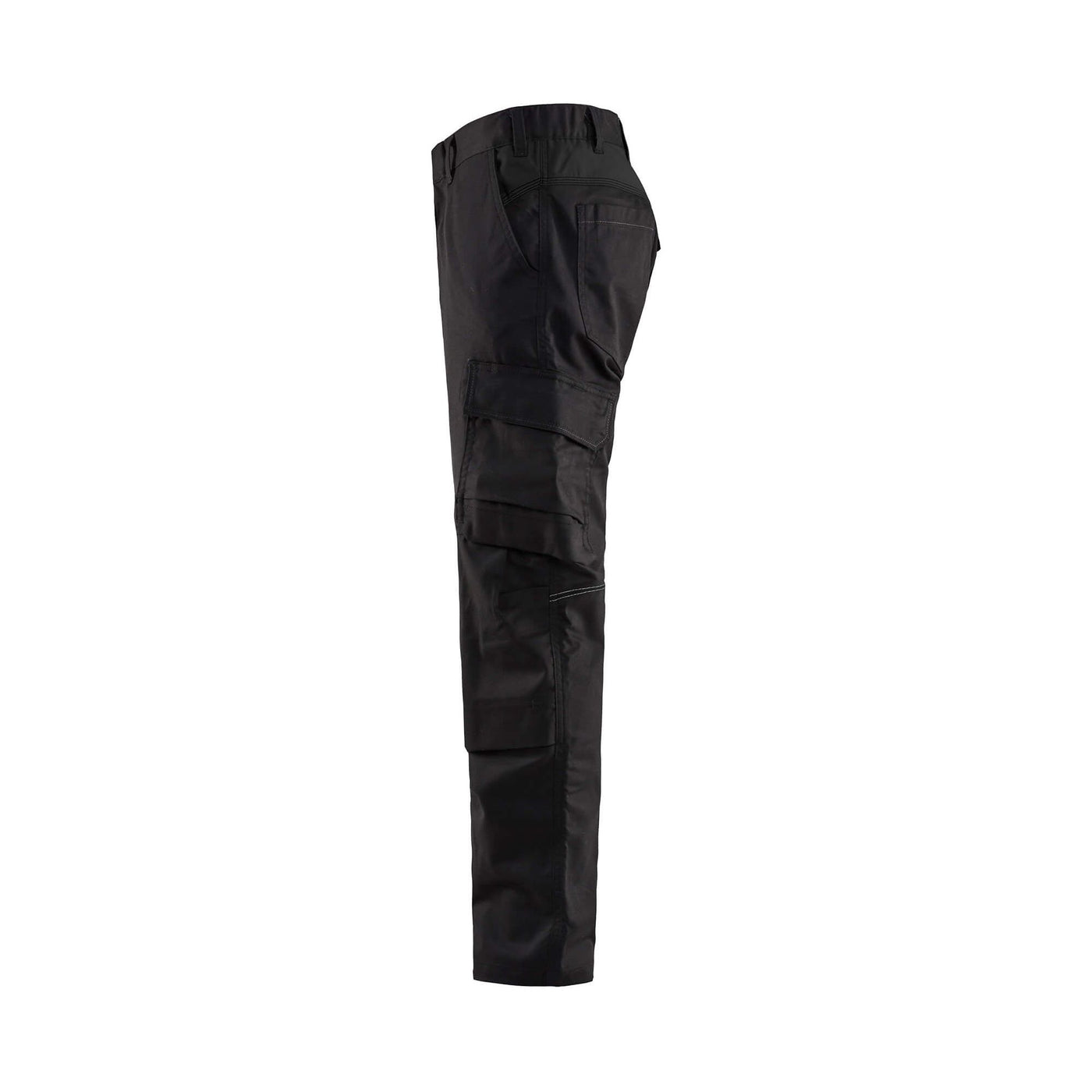 Blaklader 14481832 Trousers Knee-Pad Stretch Black Left #colour_black