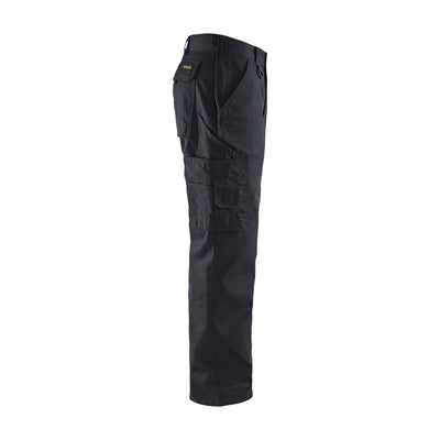 Blaklader 14071800 Trousers Leg Pockets Black Right #colour_black