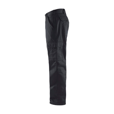 Blaklader 14071800 Trousers Leg Pockets Black Left #colour_black